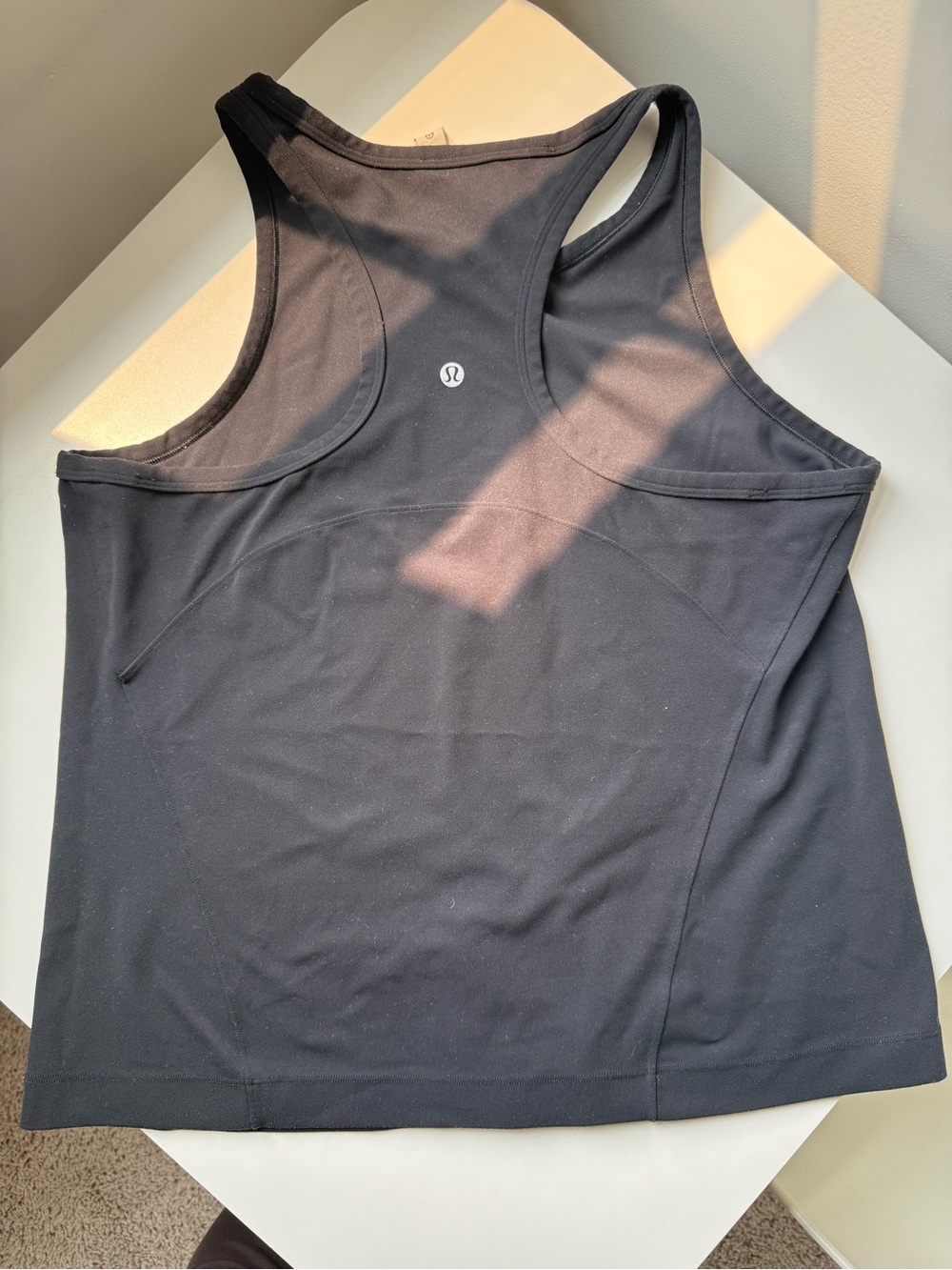 lululemon athletica Black Racerback Tank Top